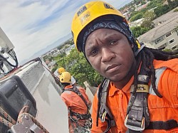 selfie in the air